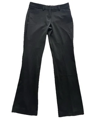 Pantalones informales de negocios EXPRESS Editor negros con bolsillos elásticos talla 2S Foto 1 de 4