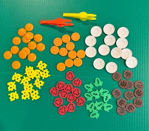 Burger Mania Spiel Originalteile Teilwahl Brötchen Rind Käse Tomatensalat - Bild 1 von 16