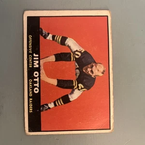 1961 Topps Set-Break #182 Jim Otto RC EN MUY BUEN ESTADO-VGEX *GMCARDS* - Imagen 1 de 2