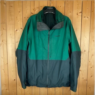 Patagonia Men's Snowshot 3-in-1 Jacket, Green/Gray - Size M - Image 1 of 4