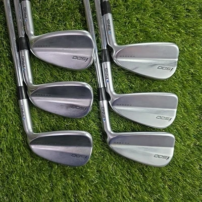 Ping i500 Iron Set 5-PW Blue Dot KBS Tour 120 Stiff Flex Shafts - Image 1 of 4