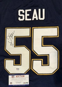 Junior Seau Signed Authentic Reebok San Diego Chargers Jersey PSA NFL - Picture 1 of 12