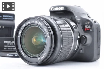 [N.MINT SC:4318] Canon EOS Kiss X7 DSLR Camera + EF-S 18-55mm IS Lens Kit #0537 - Image 1 of 4