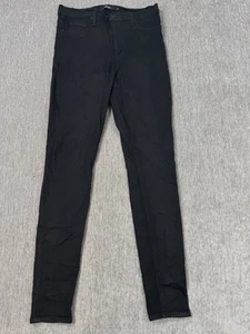 Pantalones de mezclilla Hudson Barbara súper ajustados para mujer 29 negros tiro alto elásticos - Imagen 1 de 10