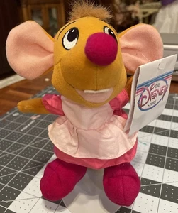 "Mini bolsa de frijoles de felpa Suzy Mouse Cenicienta 8"" Disney Store nueva con etiquetas" - Imagen 1 de 9