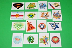 2006 Superman Returns Movie Tattoo Insert 50 Card Set DC Brandon Routh W WRAPPER - Picture 1 of 18