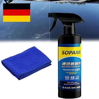 17.6 oz Sopami Car Coating Spray,500ml Quickly Coat Car Wax Polish Spray . - Bild 1 von 4