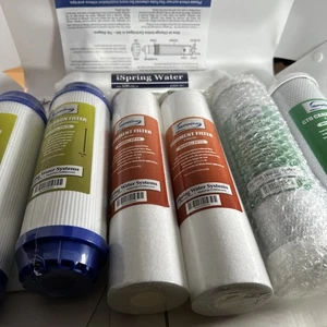 Paquete de filtro de agua de repuesto para ósmosis inversa iSpring RO - suministro para 1 año X 7 piezas - Imagen 1 de 6