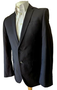 Cedar Wood State mens 2 button Black suit JACKET Ch38"L Slim fit - Picture 1 of 11