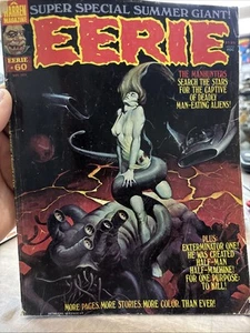 Eerie # 60 Warren Magazine 1974 Two Color Stories In Middle VG - Picture 1 of 5