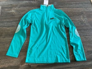 Bella Bliss Boy Shirt Size 14 Teal Elbow Patch - Picture 1 of 2