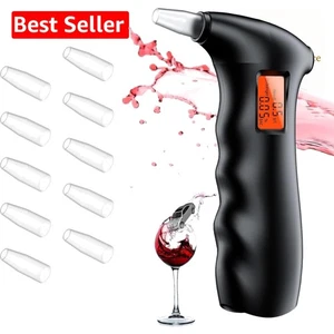 Professioneller Alkoholtester Hochpräzise tragbar mit 10 Mundstücken für sich... - Bild 1 von 2