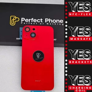For iPhone 14 Plus Back Glass Replacement With Nfc Flex Mag Safe-Camera Lens-UK - Picture 1 of 15