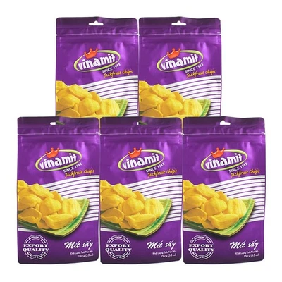 5x150g Vinamit Jackfrucht Chips Mit Say  - Bild 1 von 2
