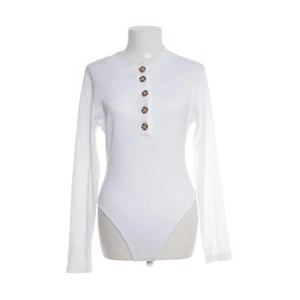 Missguided, Body, Größe: 42, Weiß, Einfarbig, Damen, Rippenstrick #Gdq - Bild 1 von 4