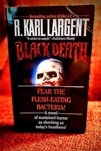 R Karl Largent Black Death 1995 Vintage Paperback Horror Fiction Book - Bild 1 von 7