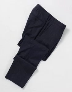 Banana Republic Tailored Slim Fit Stretch Wool Herringbone Dress Pants 30x32 - Picture 1 of 24
