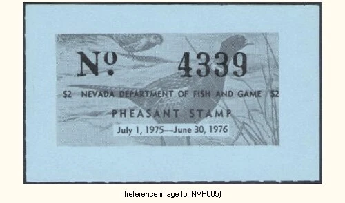 D2K Nevada Pheasant 1975 $2.00 - Image 1 of 1