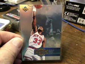 Rare Insert: 1993 93 UPPER DECK HOLOJAM Patrick Ewing #H18, HOLOVIEW CARD!