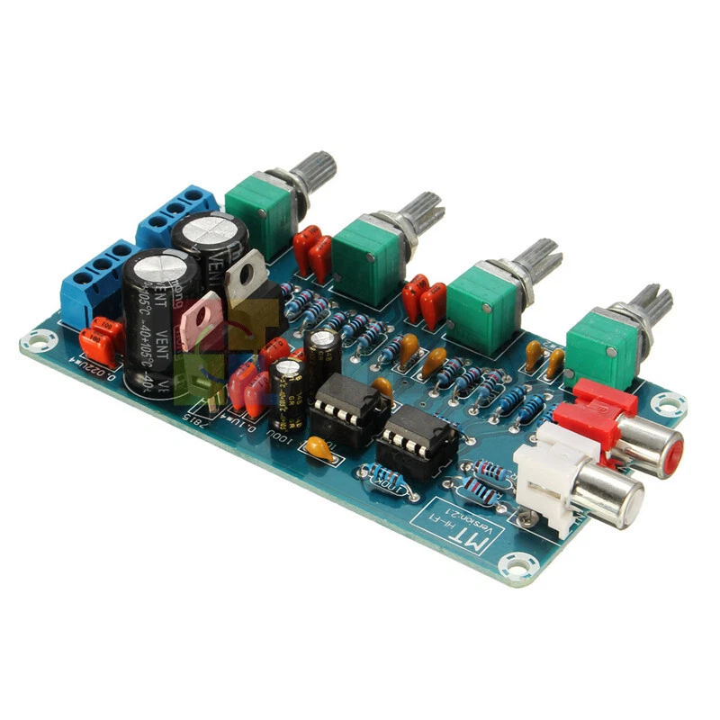 HIFI NE5532 OP-AMP Preamplificador Amplificador Volumen EQ Tono Control Tablero Foto 1 de 4