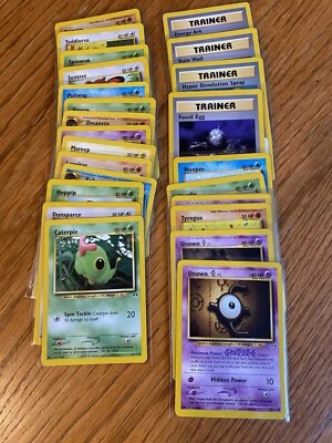 Pokémon Neo Discovery, Unlimited Common & Trainers - Pick your cards - Image 1 of 2