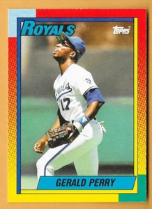 GERALD PERRY KANSAS CITY ROYALS #92T - TOPPS TRADED NM-MT 1990 - Picture 1 of 2