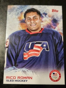 RICO ROMAN 2014 Topps U.S. Winter Olympic Team #73 Sled Hockey - Picture 1 of 2