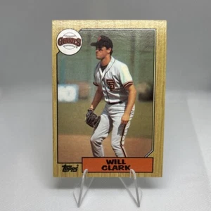 Tarjeta de béisbol 1987 Topps #420 Will Clark (RC) MLB Gigantes SF novato de colección - Imagen 1 de 2