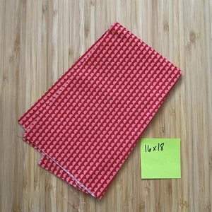 Bonnie & Camille Fabric Miss Kate Moda Red Scallops 16x18” - Picture 1 of 1