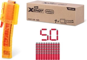 Xshot 36723 X-Shot Skins Clip and 50X Darts, Pro Series Colour:Pro Dart Clip ... - Picture 1 of 7