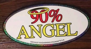 Adesivi Socialmente Pericolosi, 90% Adesivo Angelo, Decalcomania - Foto 1 di 2