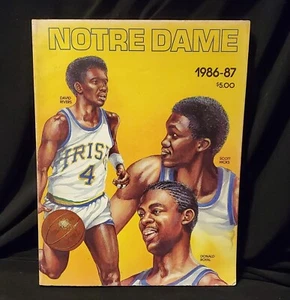 Programa de baloncesto irlandés de lucha de colección Notre Dame/guía de medios/anuario - Imagen 1 de 2