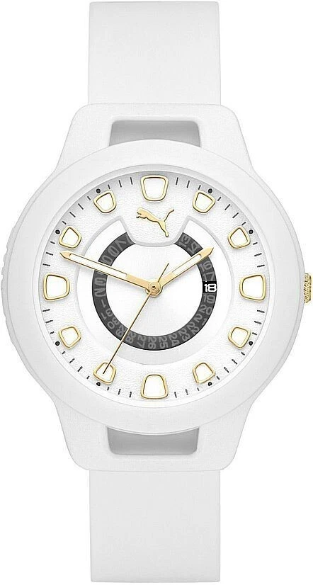 NUEVO Reloj Mujer Puma Reset Todo Blanco Policarbonato P1011 Foto 1 de 2