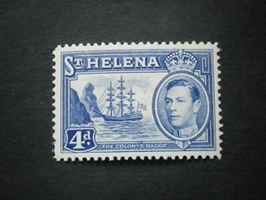 St Helena KGVI 1940 4d ultramarine SG135b VLMM - Picture 1 of 2