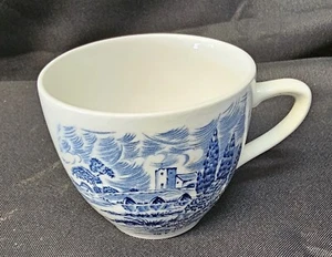 Vintage Wedgwood Countryside Teacup - Blue & White - Picture 1 of 5