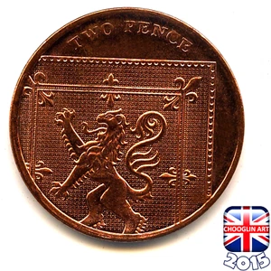 A BRITISH 2012 ELIZABETH II TWO PENCE 2p coin, 13 Years Old! - Picture 1 of 2