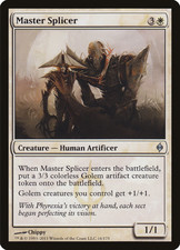 Magic the Gathering (MTG) x4 Master Splicer - White - New Phyrexia - Creature