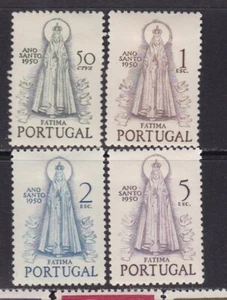 1950 - PORTUGAL - YVERT 730/733 - Virgen Fatima - MH - Valor Catalogo 90 € - Picture 1 of 2