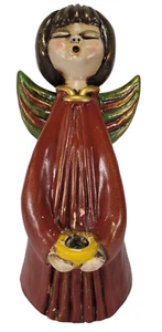 Thun Bozener Engel ca 25 cm rot grün Dekoration Weihnachten gebraucht - Bild 1 von 9