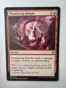 Thundering Rebuke (170) Zendikar Rising ZNR MTG Magic - Picture 1 of 1