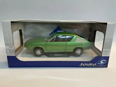 Solido Renault 17 MK1 vert metal 1976 1/18 S1803701 - Immagine 1 di 3