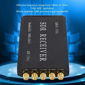 SDR-Empfänger Software Defined Radio Empfangsmodul 12bit 10k-1GHz 10MHz - Zdjęcie 1 z 24
