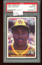 1984 Donruss #324 Tony Gwynn San Diego Padres HOF PSA 10 GEM MINT