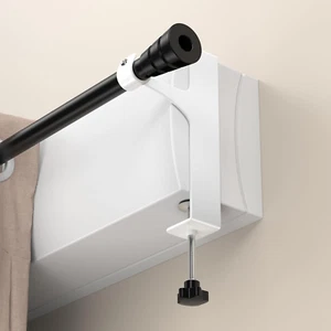 Set Di 2 Supporti per Aste per Tende Senza Foratura, Senza Foratura, Supporto pe - Imagen 1 de 12