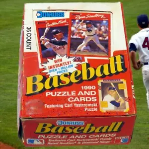1990 Donruss Baseball Puzzle & Karten 36 Wachspackungen versiegelt - Bild 1 von 6