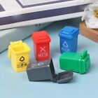 5Pcs Doll House Miniature Trash Can Model Accessories Furniture Toys9671