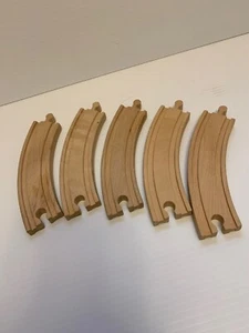 Thomas Wooden Railway Railroad Wood Train Tracks Lot Toy Game Play Set  5 pieces - Picture 1 of 1