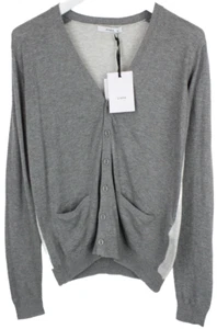 ZAPA Jumper Men's SMALL Thin Two Colour Grey Melange Pockets Cardigan - Picture 1 of 7