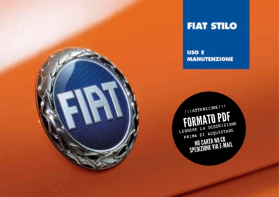 Libretto manuale istruzioni uso e manutenzione in PDF Fiat Stilo - Immagine 1 di 4