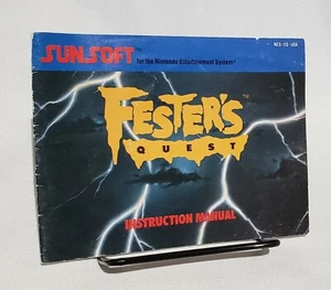 Fester's Quest NES Nintendo Instruction Manual Only - Good - Picture 1 of 2